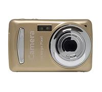 Compasty Fotocamera Digitale, Fotocamere Portatili 16 Milioni di Fotocamere Digitali Compatte HD Pixel per Bambini, Adolescenti, Senior, Dorato