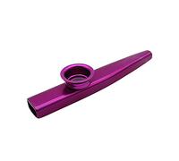 Compasty Kazoo lega di alluminio metallo con 5 pezzi flauto diaframma per bambini amanti della musica - viola
