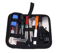 Compasty Kit di Strumenti per Chitarra Riparazione Strumenti di Manutenzione String Organizer Strumento di Misurazione Chiave Esagonale Fingerboard Chitarra Cret Rocker Leveling