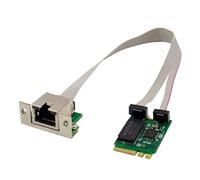 Compasty M.2 A+E 2.5G Ethernet Adattatore 2.5G/1G/100M Multi-Gigabit M.2 Scheda di rete 8125B