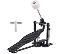 Compasty Pedal Batteria in Lega di Nero per Bambini Rack Drums Pedal Set con Bastone Batterista e Chiave