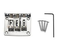 Compasty Set di 5 cordiera per chitarra elettrica a 3 corde, in lega argentata