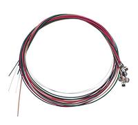 Compasty Set di 6 corde di corda multicolore per chitarra