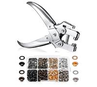 Compasty Set di pinze per occhielli da 3/16 pollici con 200 occhielli