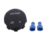 Compasty Voltmetro Monitor Digitale Universale Misuratore di Tensione Impermeabile LED Blu Per Camion Auto DC 12V-24V