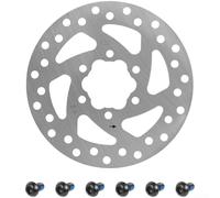 Compatibile 120mm 6 fori Freno A Disco Per Rotore Per Kugoo Kirin G2 Pro E Per Kaabo Per Mantis 8 Scooter Costruzione In Acciaio Tono Grigio