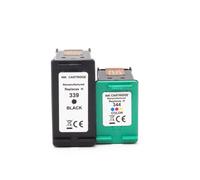Compatibile 2 Cartucce Hp 339 e 344 Multipack Nero + Colore per Stampante Hp OFFICEJET 7218 - Produttore: Offertecartucce.com