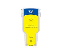 (Compatibile) 300ML Yellow Reman HP DesignJet T850,T870,XT870,XT950#676M8A