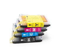 Compatibile 4 Cartucce Brother LC-1100 Multipack Nero + Colore - Produttore: Offertecartucce.com