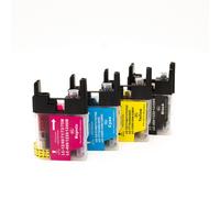 Compatibile 4 Cartucce Brother LC-1240 Multipack Nero + Colore per Stampante Brother DCP-J525W - Produttore: Offertecartucce.com