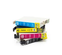 Compatibile 4 Cartucce Epson T0555 Multipack Nero + Colore - Produttore: Offertecartucce.com