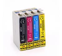 Compatibile 4 Cartucce Epson T0715 Multipack Nero + Colore per Stampante Epson STYLUS DX7400 - Produttore: Offertecartucce.com
