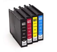 Compatibile 4 Cartucce Epson T7555 Multipack Nero + Colore per Stampante Epson WORKFORCE PRO WF-8010DW - Produttore: Offertecartucce.com