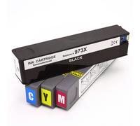 Compatibile 4 Cartucce Hp 973X Multipack Nero + Colore per Stampante Hp PAGEWIDE PRO 452DW - Produttore: Offertecartucce.com