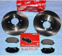 COMPATIBILE AUTOBIANCHI #Y10 #DISCHI #FRENI + 4 #PASTICCHE ANTERIORI #BRAKES