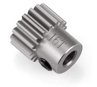 Compatibile Con 1/10 RC Modello Auto Parti Upgrade 48P 0.5M 16T 3.17mm Ottone Acciaio Inossidabile Pignone Motore Ingranaggio RC Parti Auto(Gray)