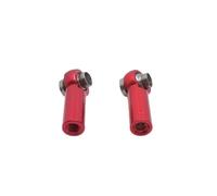 Compatibile Con 1/8 1/10 RC Auto Aggiornamento Parti Di Modifica Accessori Metallo M3 Collegamento Asta Tirante Giunto Sferico Accessori aggiornamento RC(Red)