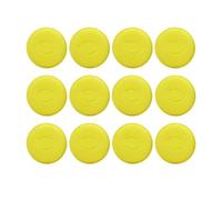 Compatibile con 12 tamponi for pulizia e lucidatura in spugna for auto, for la cura della casa, kit da 10 cm, gadget for(12PCS Yellow)