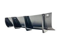 Compatibile con 15-22 Dodge Challenger Paraurti posteriore Diffusore labbro Splitter Spoiler pinna di squalo Nero opaco Nero lucido Look fibra di carbonio(Carbon Fiber Look)