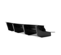 Compatibile con 15-22 Dodge Challenger Paraurti posteriore Diffusore labbro Splitter Spoiler pinna di squalo Nero opaco Nero lucido Look fibra di carbonio(Matte Black)