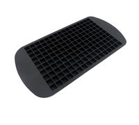 Compatibile con 160 Grid Big Ice Tray Mould Giant Jumbo Large Silicone Cube Square Maker(160Grid-Black)