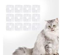 Compatibile con 2,12 filtri per fontane per gatti, 5 l, 12,4 x 12,4 cm, filtro a carbone attivo, ricambio per fontane quadrate per gatti