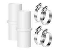 Compatibile con 2 connettori for tubo di scarico della lavatrice, adattatore prolunga for 4 morsetti