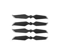 Compatibile con 2 eliche P 8743 4/8 pezzi, eliche a basso rumore, pezzo pieghevole a sgancio rapido, eliche antirumore, universali for accessori for droni(Black Silver 4pcs)