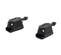Compatibile Con 2 Ugelli Per Getti D'acqua Spray Per Tergicristalli Per Auto Universali Per Montati Su Braccio Da 8 Mm 9 Regolato A 4 Vie