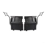 Compatibile Con 2014 2018 Modelli Paraurti Anteriore Gancio di Traino Occhio Copertura Cap Coppia Nero Non Verniciato Plastica Adatto Oem 7p6807185a 7p6807186a Kit di Ricambio