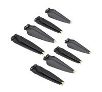 Compatibile con 3 eliche drone 8747F CW CCW, pezzo più piccolo, rumore inferiore, eliche a sgancio rapido A 3 accessori universali(Black Gold 8pcs)