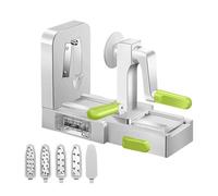 Compatibile con 5 lame for spiralizzatore di verdure, affettatrice a spirale for, tritacarne for patatine fritte(5 In 1 Spiralizer)