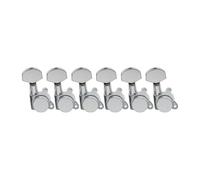 Compatibile con 6 piroli con bloccaggio in linea | Set di sei sintonizzatori con bloccaggio in linea for lo scambio dell'hardware dello strumento a forma di tele(Chrome)