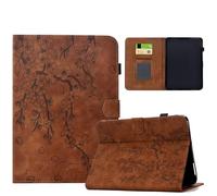 compatibile con 7" Kindle Paperwhite6 (12th Generation-2024) /Colorsoft Signature Edition 2024, Shockproof Fiori di Ciliegio Retrò Case Con Portapenne, Custodia Sottile con Slot per Schede - Marrone