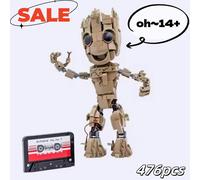 Compatibile con 76217 Groot giocattolo da costruzione per bambini 1:1 bambole mobili 476 accessori da tavolo regali di compleanno