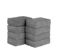 Compatibile con 8 pezzi di tamponi lucidanti for la cura della vernice dell'auto, applicatori cera in microfibra, spugna morbida rettangolare in schiuma for pulizia(8PCS Grey)