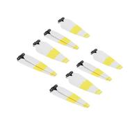 Compatibile con A 3 Propeller 8747F CW CCW girante a sgancio rapido ventola alare accessori di ricambio for elica universale(White Yellow 8pcs)