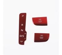 Compatibile Con A3 8V 2013 2014 2015 2016 2017 2018 LHD Car Center Console Cambio Freno A Mano Elettronico Pulsanti Adesivo Decorativo Con Paillettes Accessori Per Auto