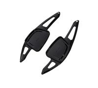Compatibile con A3 A4L 2020-2024 leve del cambio al volante dell'auto con motivo in fibra di carbonio kit paddles cambio aut(Black)