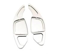 Compatibile con A3 A5 A4 S4 2020-2021 adesivi estensibili per cambio marcia per volante auto kit paddles cambio aut(Silver)