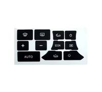 Compatibile Con A3 Per 8P 2003-2012 Cruscotto Dell'auto Pulsante Controllo Clima Riparazione Decalcomania Accessori Interni Kit Di Restauro Adesivi Pannello Comandi
