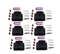 Compatibile Con A3 Per Quattro 2.0T 2005-2014 Per A8 4.2L 2004-2012 6 Pezzi Bobina Di Accensione Connettore Cablaggio Spina Ricambi Auto 4B0973724 Connettore Cablaggio Auto(Without Wires)