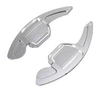 Compatibile con A3 S3 RS3 2013-2016 estensioni del cambio al volante rivestimento del cambio interno in lega di alluminio kit paddles cambio aut(Silver)
