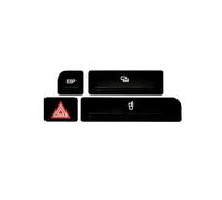 Compatibile con A4 2004 2005 2006 adesivo di ricambio per interruttore flash per auto adesivo per riparazione pulsanti cruscotto auto Interni automobilistici(Type A)