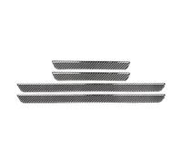 Compatibile Con A4L A4 B9 2017 2018 2019 Accessori In Fibra Di Carbonio Modifica Interni Auto Soglia Striscia Di Copertura Adesivi Decorazione Adesivi