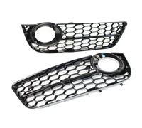 Compatibile Con A5 Per Cabriolet 2010 2011 8T0807681 1 Paio Gloss Black Car Paraurti Anteriore Fendinebbia Lampada A Nido D'ape Griglia Di Copertura Car Assembly Griglie Fendinebbia
