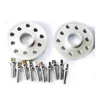 Compatibile con A6 A8 per Quattro 1997 1998 1999 2000 2 pezzi 30 mm distanziali ruota neri centrali PCD 5x100 5x112 57,1 14X1,5 auto Distanziali ruote(Silver)