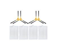 Compatibile con ABIR X5 X6 X8 Genio Navi N600 Robot Aspirapolvere Parti Spazzola Principale Laterale Filtro Hepa Set Mop Accessori di Ricambio(Set 5)