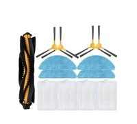 Compatibile con ABIR X5 X6 X8 Genio Navi N600 Robot Aspirapolvere Parti Spazzola Principale Laterale Filtro Hepa Set Mop Accessori di Ricambio(Set 3)