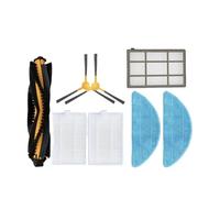 Compatibile con ABIR X5 X6 X8 Genio Navi N600 Robot Aspirapolvere Parti Spazzola Principale Laterale Filtro Hepa Set Mop Accessori di Ricambio(Set 4)
